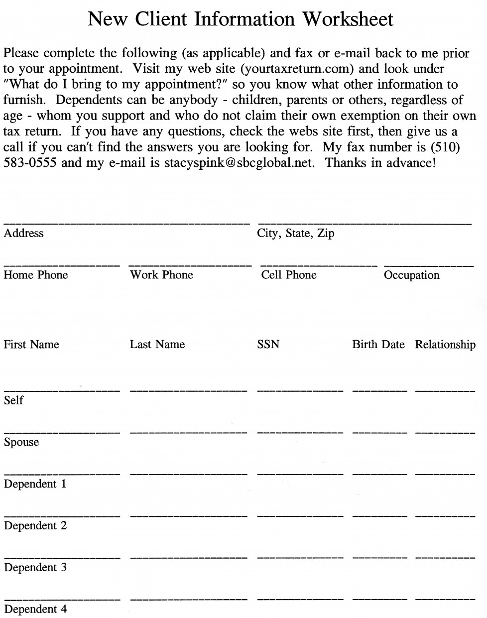 Worksheets Tax Return Worksheet questions pdf 1 page jpg 1